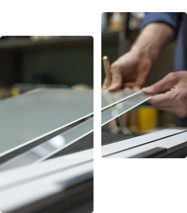 Trabajando aluminio en taller